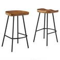 thumbnail image 2 of Concord Backless Wood Counter StoolsSet of 2 in Walnut, 2 of 10