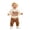 Beige, variant on CAIXIA Kids Halloween Outfit Boys Letter Print Long Sleeve Tracksuit 2-Piece Matching Outfit