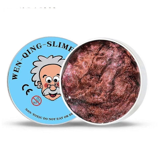 Slime de barro de vidrio líquido, juguete de descompresión de manos antiadherente divertido para aliviar el estrés hecho a mano DIY, barro de cristal
