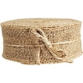 thumbnail image 5 of Natural Burlap Ribbons (2" Wide, 10 Yards)-No Wire, 100% Jute-DIY Art & Craft & Projects, Gift Wrapping, Bows, Indoor Outdoor Rustic Wedding Decoration, Gift Basket, 5 of 5