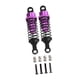 thumbnail image 3 of 2 amortiguadores de metal de repuesto para coche teledirigido de 55 mm, escala 1/12 y 1/16 Violeta, 3 of 8