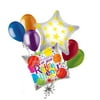 7 pc Colorful Congrats Retirement Balloon Bouquet Party Decoration Thanks Office