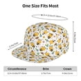 thumbnail image 6 of Uemuo Bee and Flowers Pattern Women's Baseball Cap,Straight Brim Hat,Golf Dad Hat,Travel Hat,Sun Protection Cap,Everyday Accessory, 6 of 9
