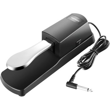 LEKATO 61 Keys Piano Keyboard For Beginners & Universal Sustain Pedal For Keyboard With Polarity Switch