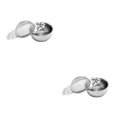 thumbnail image 4 of Injueey Stainless Steel Tea Infuser Cup Diffuser Mesh Strainer Spice Leaf Kitchen Reusable Tool Loose Filter Coffee Washable plata 2piezas Injueey CBP100103, 4 of 6