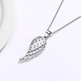 thumbnail image 5 of S925 Sterling Silver Pendant Angel Wings Necklace Fashion Simple Angel Wings Clavicle Chain, 5 of 5