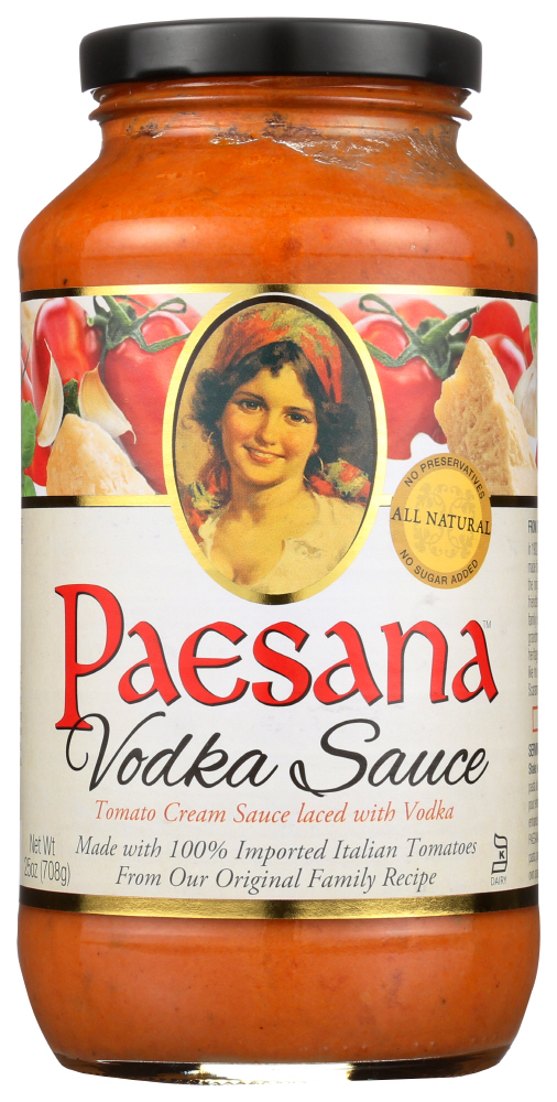 Paesana Pasta Sauce Vodka, 25 Fl Oz