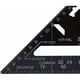 thumbnail image 5 of Regla triangular métrica cuadrada de velocidad: regla de sistema métrico de aleación de aluminio, pestaña transportadora cuadrada, herramienta de medición de carpintero de ingeniero de alta precisión, 5 of 5
