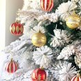 thumbnail image 2 of 24 piezas/caja de bolas de colores navideñas de 6 cm, de plástico galvanizado, para colgar en el árbol de Navidad, adornos navideños decorativos, 2 of 5