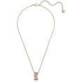 thumbnail image 4 of Swarovski 5620549 Women's Twist Rose Gold Tone Pendant Necklace, 4 of 5