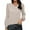 White, variant on SNKSDGM Easter Shirts Tops for Women Over 50 Women's Fashion V Neck Lace Up Loose Long Sleeve T Shirt Shirts for Women Dressy Casual Summer