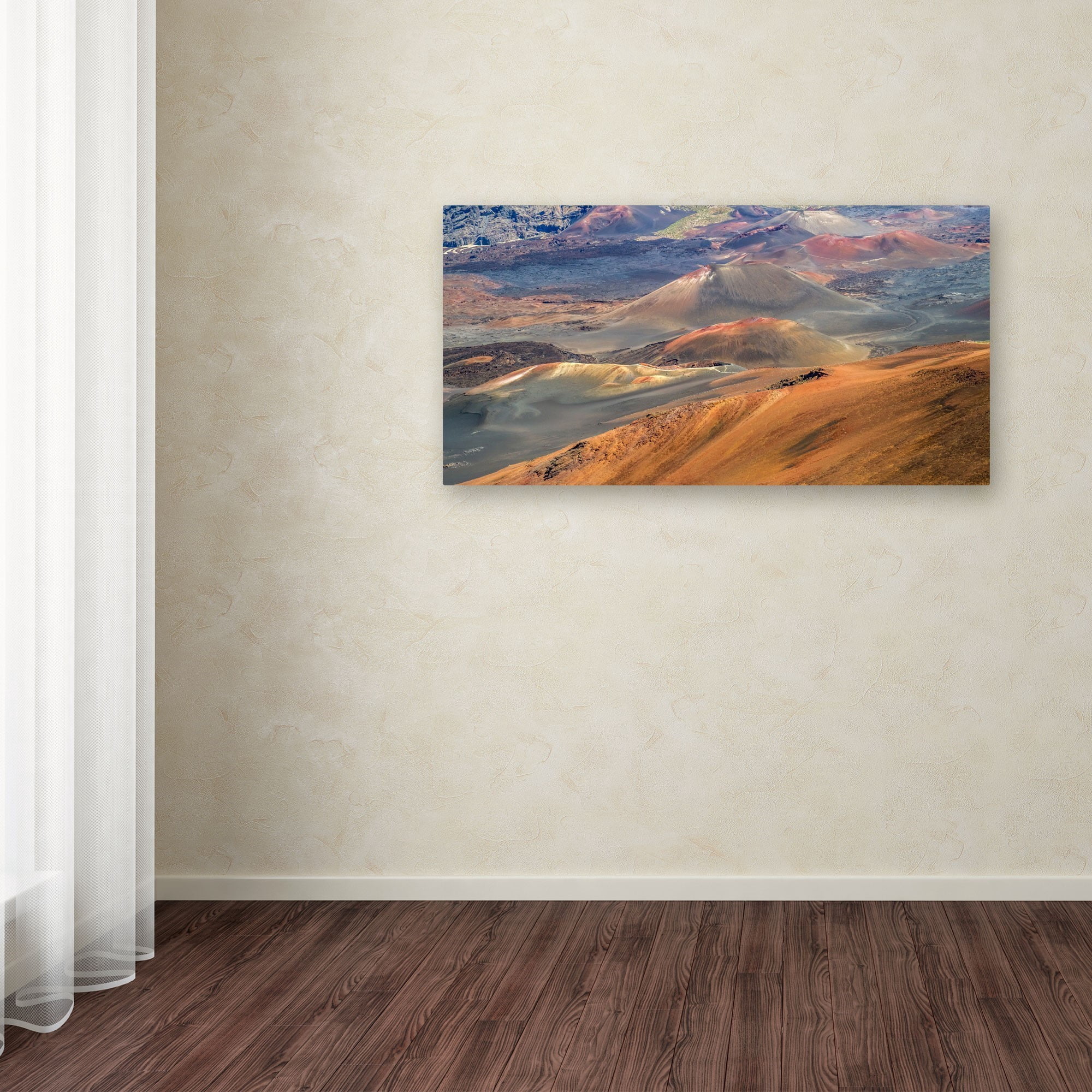 Trademark Fine Art "Haleakala Volcano" Canvas Art by Pierre Leclerc
