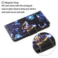 thumbnail image 2 of Feishell for Samsung Galaxy A14 5G 6.6 inch Wallet Case with Card Holder,Cute Pattern PU Leather Magnetic Clasp Flip Kickstand Card Slots Shockproof Phone Case for Women Girls,Moon Butterfly, 2 of 7