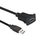 thumbnail image 3 of 1m Cable De Extensión Tablero De Coche Cable Alargador Con Puerto De USB 3.0 M / F, 3 of 9