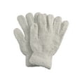 thumbnail image 3 of Men's Women's 2 Pairs Warm Winter Fuzzy Cozy Gloves, 2 Set White, 3 of 3