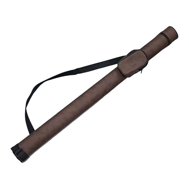 DYNWAVECA Étui de Queue de Billard, Sangle d'Épaule Réglable Conteneur de Fournitures de Table de Billard Rangement pour 1/2 Style E