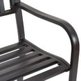 thumbnail image 6 of Costway 50'' Patio Garden Bench Park Yard Outdoor Furniture Steel Slats Porch Chair Seat, 6 of 7