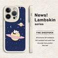 thumbnail image 1 of Proteja su iPhone con estilo con una funda de goma de TPU con estampado de dibujos animados creativa y minimalista, 1 of 4