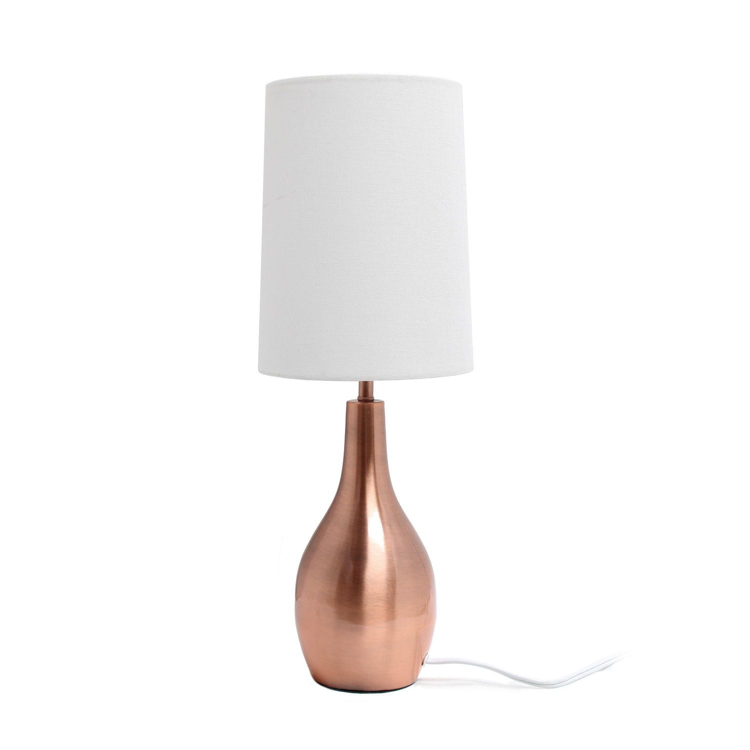 Simple Designs 1 Light Tear Drop Table Lamp