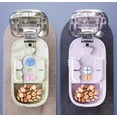thumbnail image 2 of HUGFEGWE Portable Pill Cutter Box, Pill Cutter Splitter for Small and Tiny Pills with Stainless Steel and Centering Guide Tablet, Accurate Pills Alignment, Cutters Halves/Third/Quarters AZ824-13801, 2 of 7