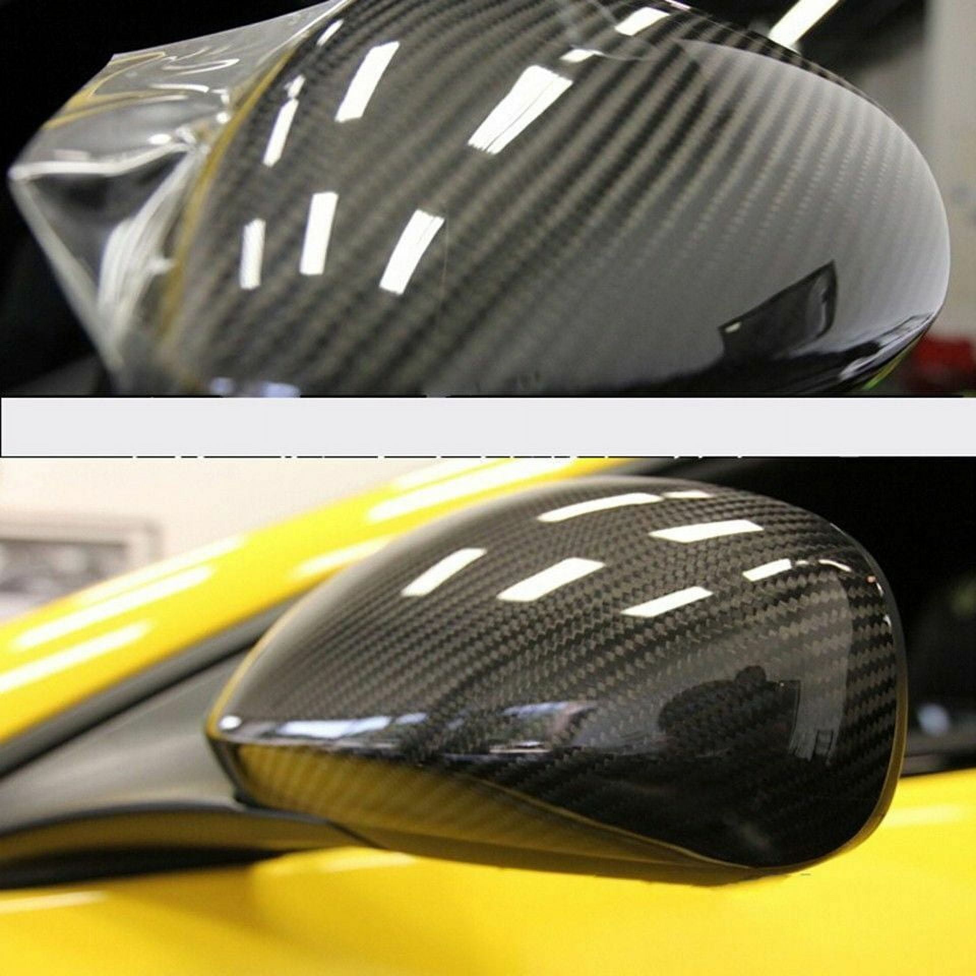 Black Vinyl Wrap Carbon Fibre 7D 5D Glossy Matte Chrome