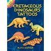 Dover Little Activity Books: Dinosaurs: Cretaceous Dinosaurs Tattoos (Paperback)