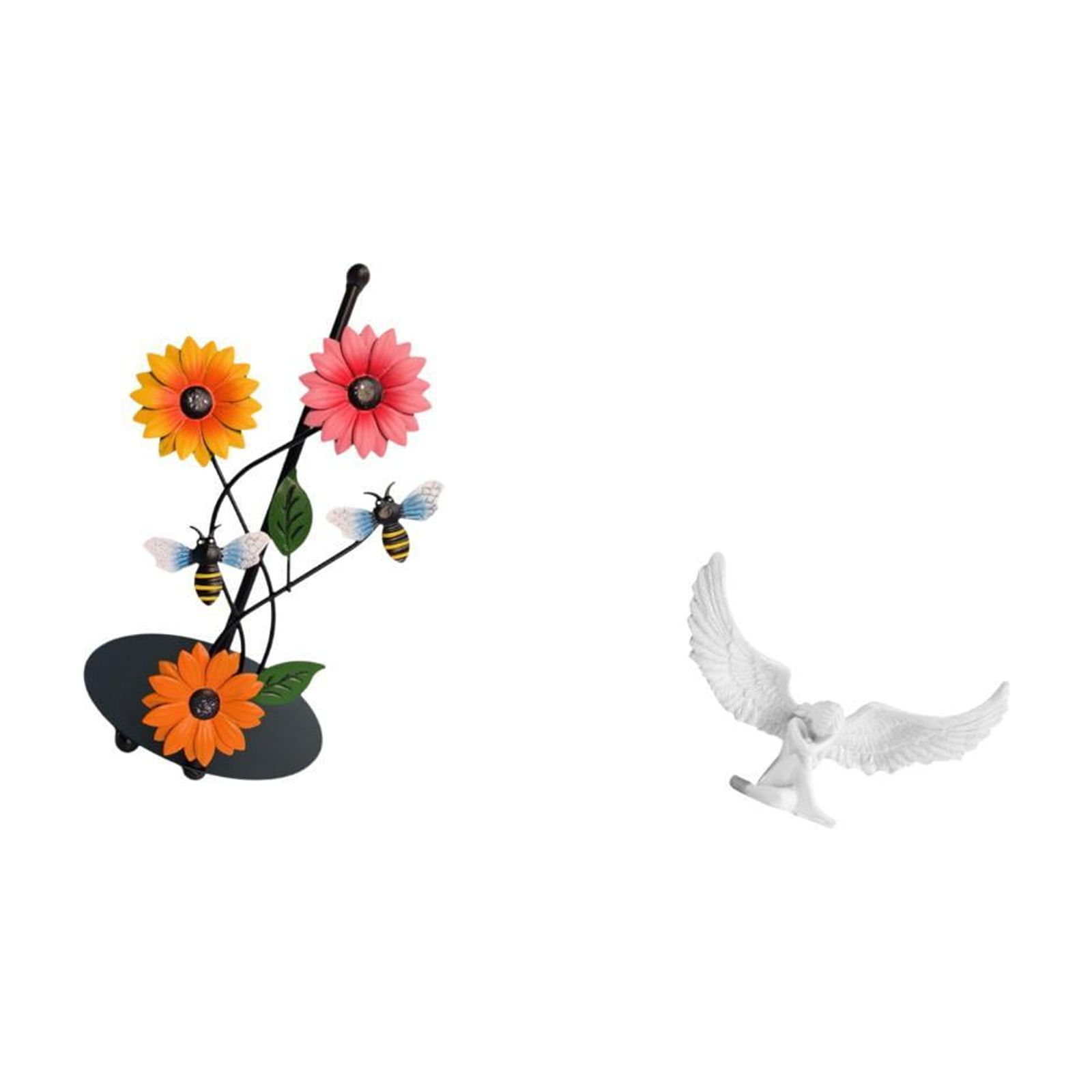 Fiocias Angel Paper Towel Holder Dispenser Non Slip Vertical Tissue Holder Rack Resin Figurine Crafts Decoration Ornament Sculpture for Home Office Housewarmi