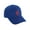 Royal, variant on Daxton Low Profile Adjustable Baseball Dad Hat Cap Old English Font Alphabet A to Z, Charcoal Hat Red S