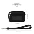 thumbnail image 2 of Zcargel Nylon Mini Wristlet Wallet with ID Window & Keychain,RFID Blocking Small Zipper Pouch for Women & Men,Lightweight Travel Card Case & Badge Holder Army Green, 2 of 9