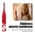 thumbnail image 5 of Cepillo de dientes eléctrico sónico para niños, dibujos animados, colorido, IPX7, resistente al agua, con cabezales de repuesto, cepillo de limpieza automático, recargable, 5 of 5