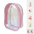 thumbnail image 3 of 15cm PVC Transparent Doll Shoulder Bag Dustproof Storage Bag for Baby Dolls Outdoor Carry, 3 of 3