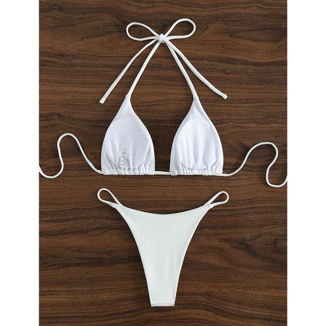 Traje de baño de dos piezas, conjunto de bikini para mujer, traje de baño dividido de moda, trajes de baño para mujer elaborados por expertos