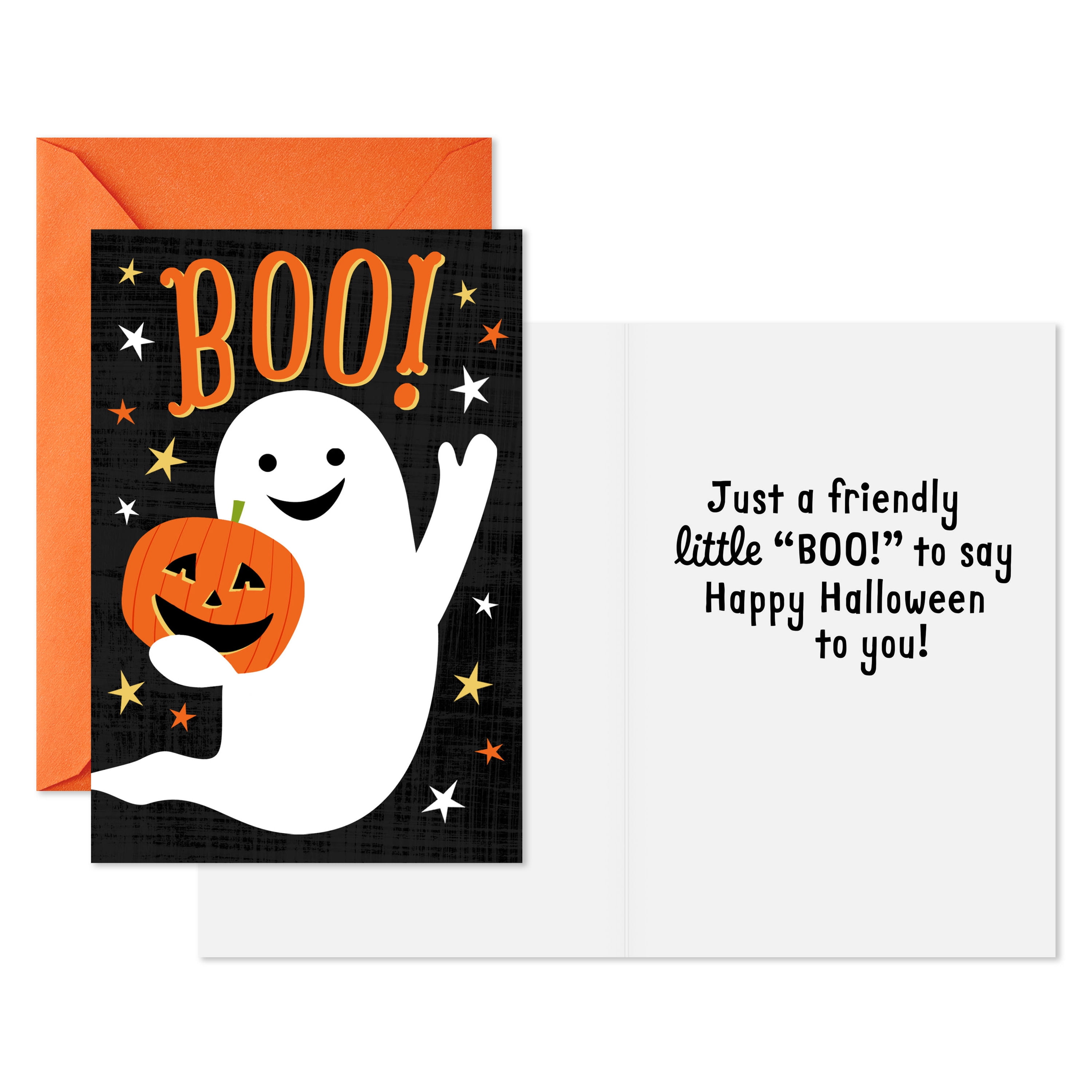Hallmark Halloween Cards (Friendly Little Boo Ghost), 6 Count