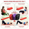 thumbnail image 4 of Yes4All Half Roller EPP/Foam Roller 12inch Red Snow, 4 of 8