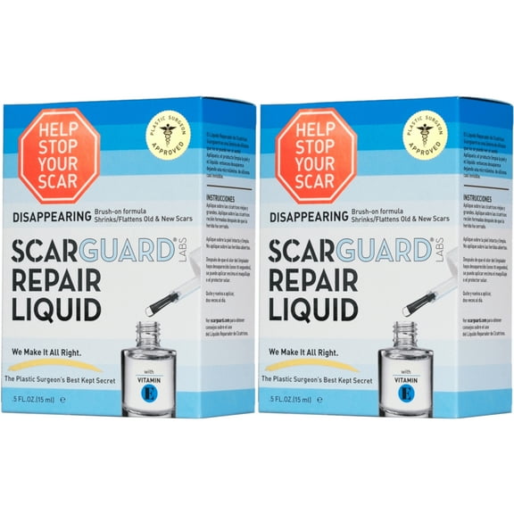 2 Pack ScarGuard MD Premium Liquid 0.5 Oz Each