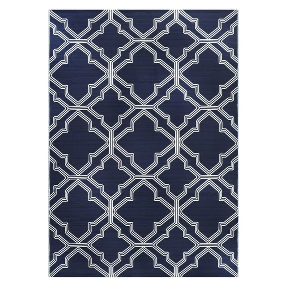 Better Homes & Gardens Trellis/Stripe Reversible Outdoor Rug