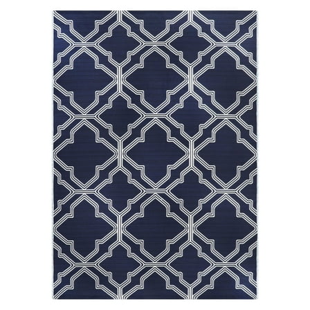 Better Homes & Gardens Trellis/Stripe Reversible Outdoor Rug
