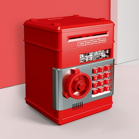 Money Saver,Auto Scroll Paper Kids With Code Box With Atm Money Scroll Paper Box Birthday Scroll Birthday Code Bank Box Code Auto Money Box Kids Bank