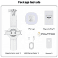 thumbnail image 4 of SWAYVOO 68" Selfie Stick Tripod, Dual Fill Lights & Remote, 360° Rotating, iPhone & Android, Vlogging & Travel, 4 of 7