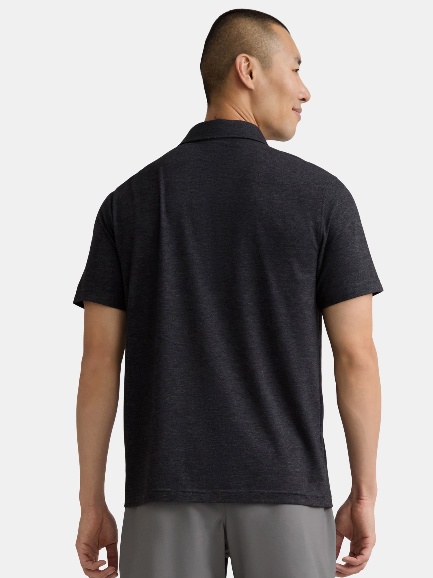 George Men's & Big Men's Poly Polo with Short Sleeves, Sizes S-3XL