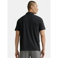 thumbnail image 3 of George Men's & Big Men's Poly Polo with Short Sleeves, Sizes S-3XL, 3 of 5