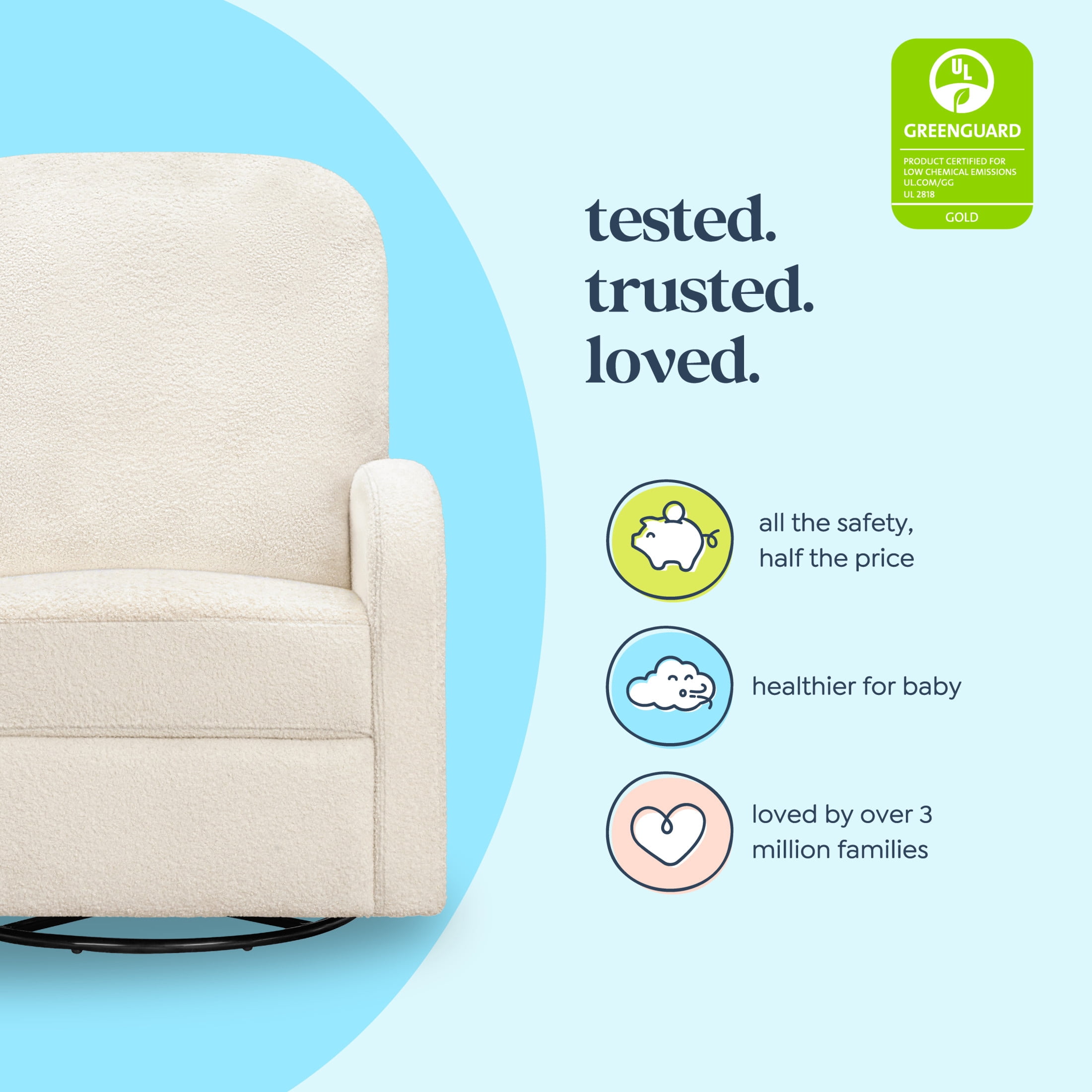 DaVinci Calder Swivel Recliner