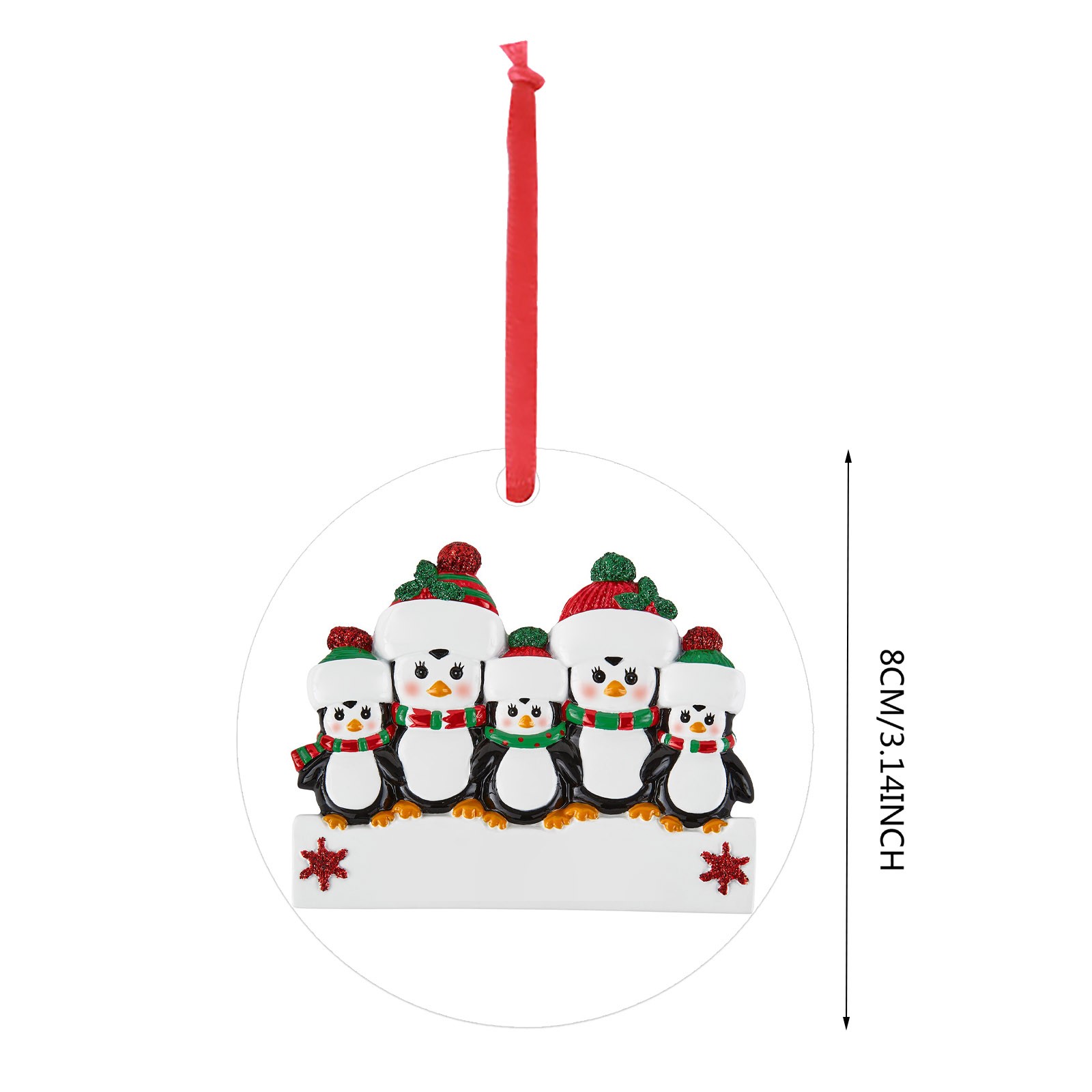 Dtydtpe Christmas Decorations, Home Decor Art Personalized Penguin Towel Christmas Pendant Christmas Holiday Decor - image 4 of 7
