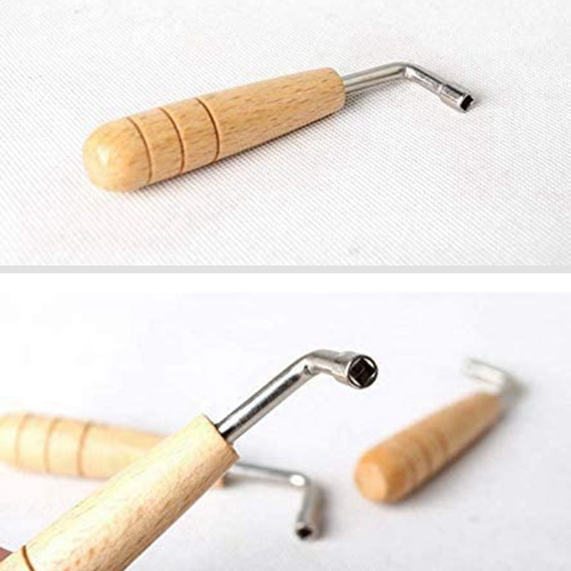 160x Tuning Pin Nails and 160Pcs Rivets,with L-Shape Tuning Wrench,for Lyre Harp Small Harp Musical Stringed Instrument