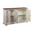 thumbnail image 4 of Coast to Coast Imports Three Door Credenza in Teal Blue Washed, 4 of 6