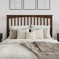 thumbnail image 3 of Pemberly Row Mission Queen Wood Headboard in Walnut, 3 of 8