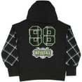 thumbnail image 6 of Beetlejuice Girls Zip Hoodie & Jogger Set, 2-Piece, Little & Big Girls, Sizes 4-12, 6 of 16