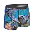 thumbnail image 3 of Disketp Sea Turtle Swims Men'S Boxer Briefs,Soft And Breathable Cotton Underwear With Comfortflex Waistband, 3 of 9