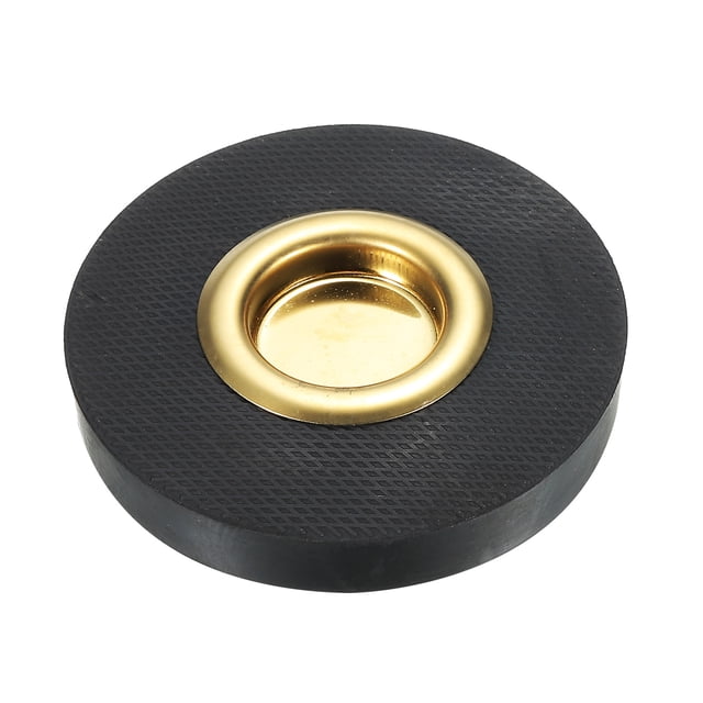 Celo Bass Rock Stop, tapón de extremo redondo de bajo, soporte de piso antideslizante para violonchelo negro y dorado