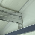 thumbnail image 2 of VEIKOUS 10'x 4' Metal Storage Lean-to Shed W/ Lockable Door & Vent for Outdoor Backyard Patio, Gray, 2 of 13